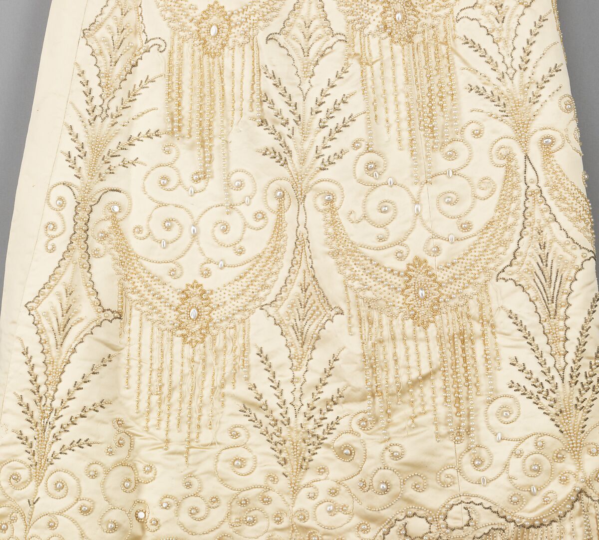 Evening dress, House of Worth (French, 1858–1956), silk, French
