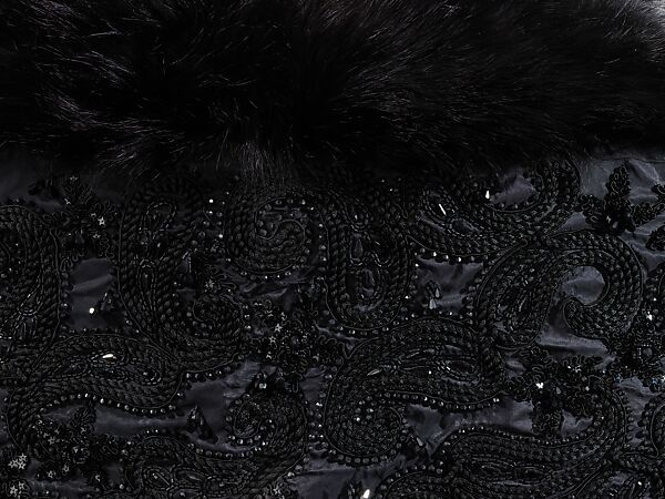 Evening ensemble, Arnold Scaasi (American, born Montreal, Canada, 1931–2015), silk, fur, American