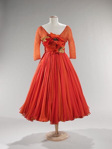 Cocktail dress, Arnold Scaasi (American, born Montreal, Canada, 1931–2015), silk, American 