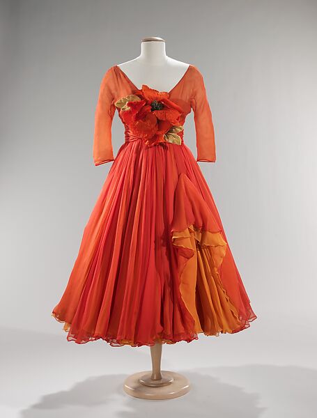 Cocktail dress, Arnold Scaasi (American, born Montreal, Canada, 1931–2015), silk, American
