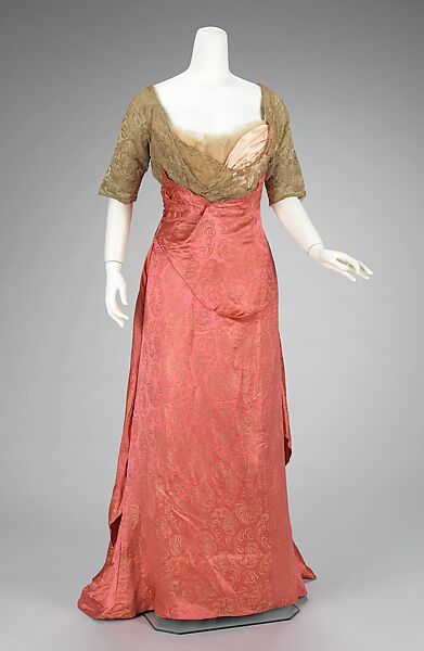 Evening dress, Mrs. Osborn Company (American), silk, metal, American 