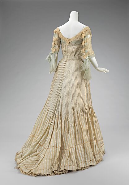 Evening dress, Raoul Lafontan, silk, French