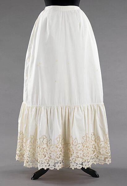 Petticoat, cotton, American 