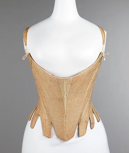 The Metropolitan Museum of Art on X: In the eighteenth century, the corset  imposed a conical configuration to the upper torso.    / X