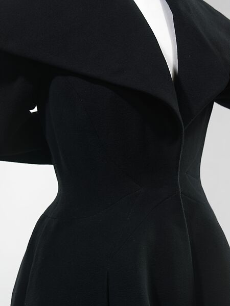 Coat, Charles James (American, born Great Britain, 1906–1978), wool, silk, American