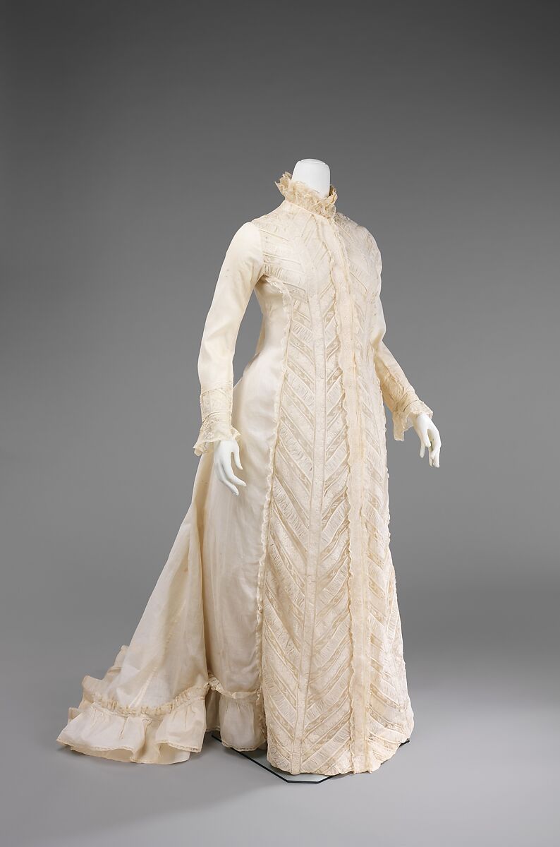 Dressing gown, cotton, American 