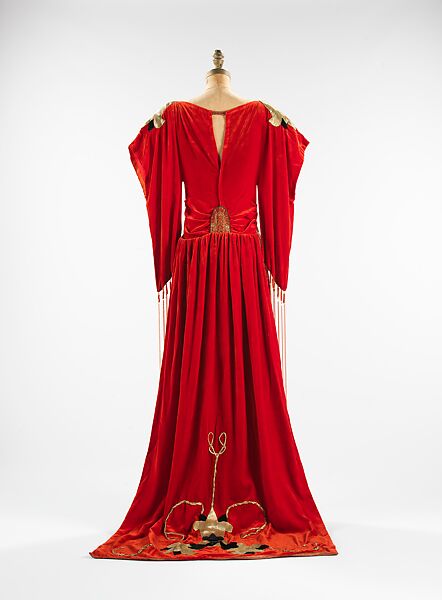"Robe Sabat", Paul Poiret (French, Paris 1879–1944 Paris), silk, metal, French