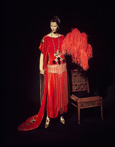 "Robe Sabat", Paul Poiret (French, Paris 1879–1944 Paris), silk, metal, French