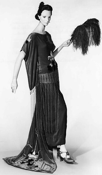 "Robe Sabat", Paul Poiret (French, Paris 1879–1944 Paris), silk, metal, French