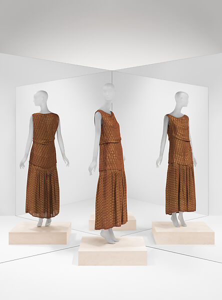 Evening dress, Jessie Franklin Turner (American, 1923–1943), silk, metal, American