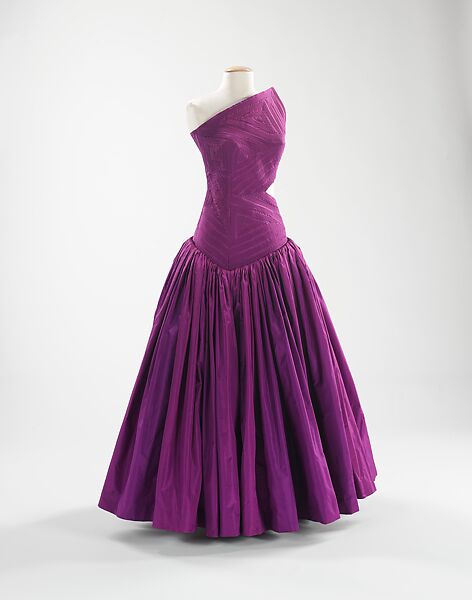 Evening dress, Madame Grès (Germaine Émilie Krebs) (French, Paris 1903–1993 Var region), silk, French 