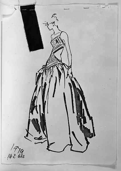 Evening dress, Madame Grès (Germaine Émilie Krebs) (French, Paris 1903–1993 Var region), silk, French