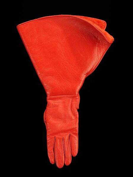 Gauntlets, Bonnie Cashin (American, Oakland, California 1908–2000 New York), leather, synthetic, metal, American 