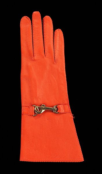 Gloves, Bonnie Cashin (American, Oakland, California 1908–2000 New York), leather, metal, American 