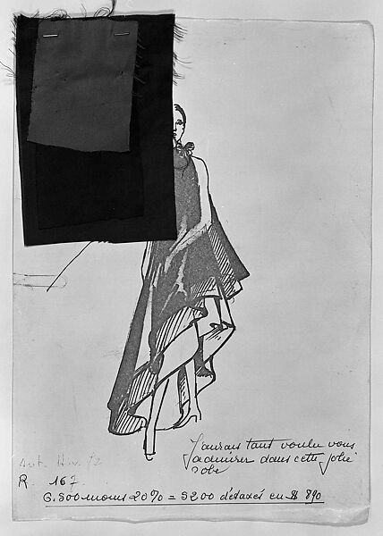 Evening dress, Madame Grès (Germaine Émilie Krebs) (French, Paris 1903–1993 Var region), silk, French