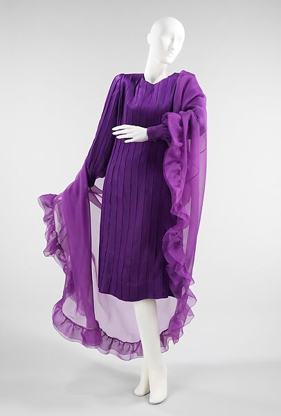Ensemble, House of Givenchy (French, founded 1952), silk, linen, French 