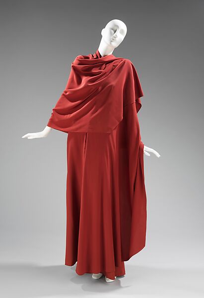 Evening dress, Madame Grès (Germaine Émilie Krebs) (French, Paris 1903–1993 Var region), silk, French