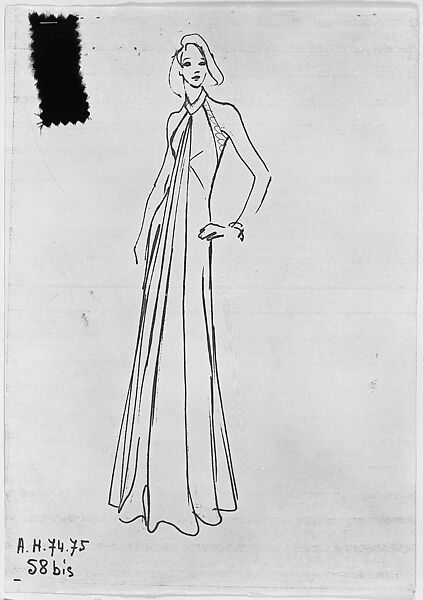 Evening dress, Madame Grès (Germaine Émilie Krebs) (French, Paris 1903–1993 Var region), silk, French