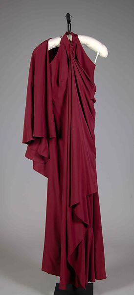 Evening dress, Madame Grès (Germaine Émilie Krebs) (French, Paris 1903–1993 Var region), silk, French