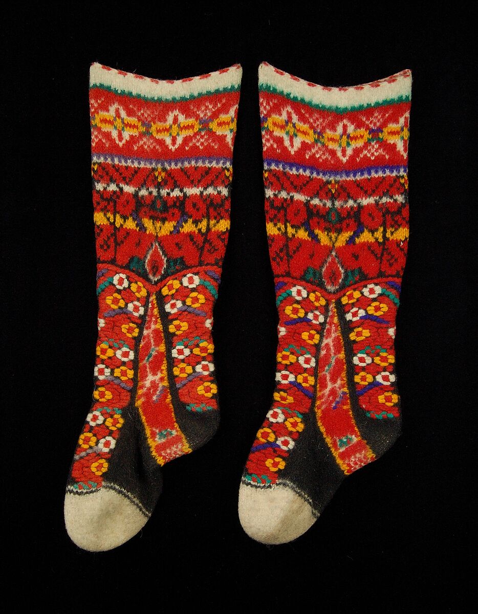 Stockings, wool, Hungarian