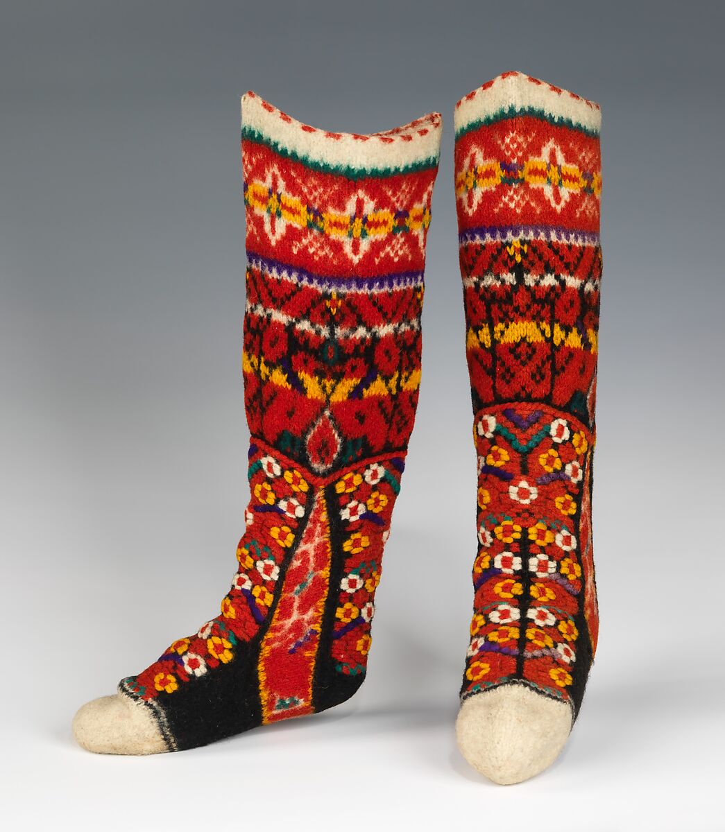 Stockings, wool, Hungarian 