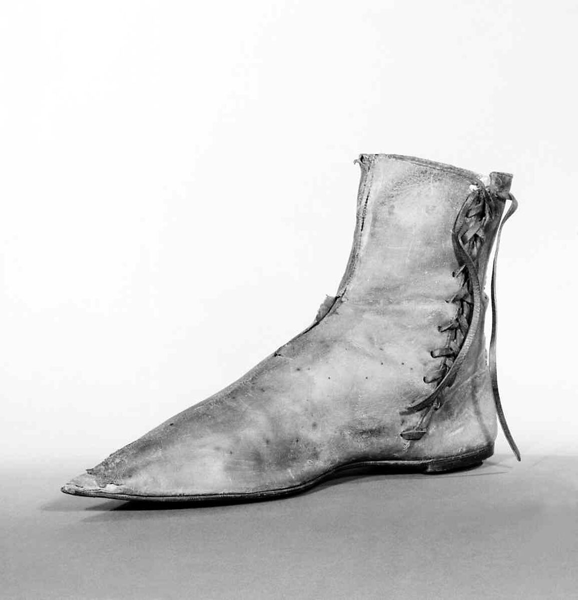 Boots, leather, British