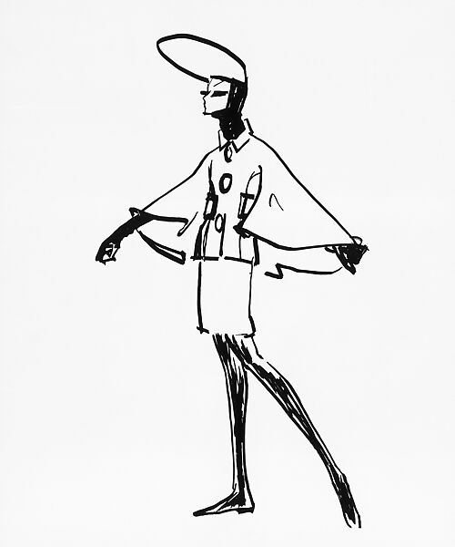 "The 1970 Look", Simonetta et Fabiani (French, 1962–1965), wool, leather, cotton, French