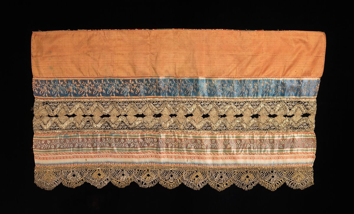 Towel border, Silk, metal, Russian 