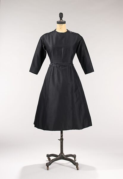 Cocktail dress, House of Dior (French, founded 1946), silk, wool, French 