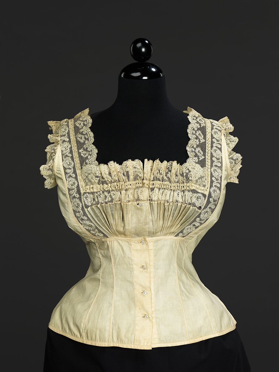 Corset cover, American