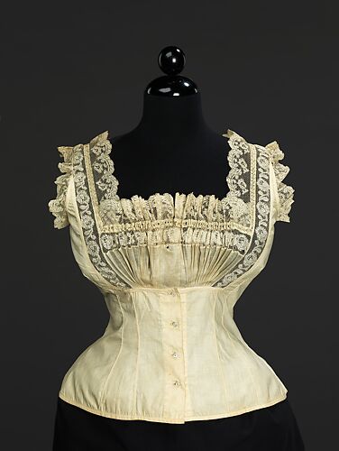 Corset, England, between 1890 and 1895. Creator: Unknown. - Album alb9859911