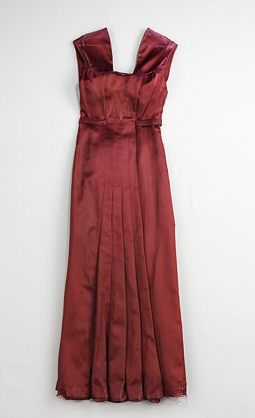 Evening dress, Elsa Schiaparelli (Italian, 1890–1973), silk, American 