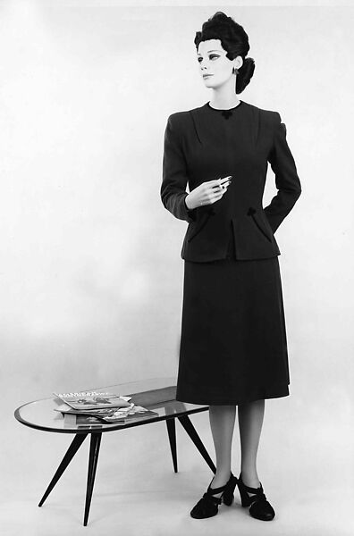 Suit, Vera Maxwell (American, 1901–1995), wool, American