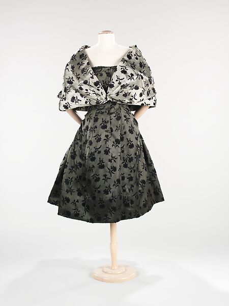 Evening ensemble, House of Dior (French, founded 1946), silk, French 