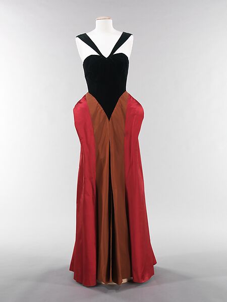 Evening dress, Charles James (American, born Great Britain, 1906–1978), silk, American 