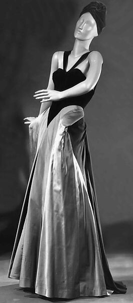 Evening dress, Charles James (American, born Great Britain, 1906–1978), silk, American