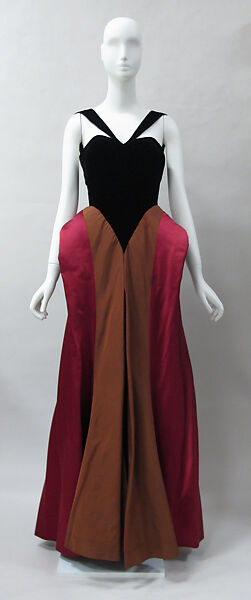 Evening dress, Charles James (American, born Great Britain, 1906–1978), silk, American