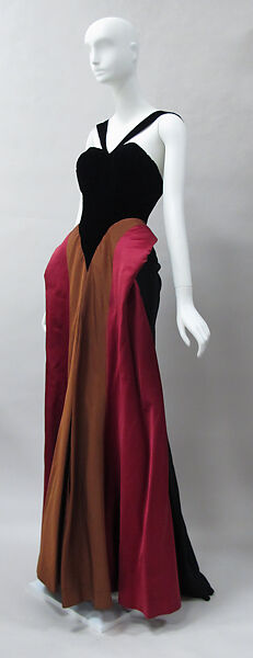 Evening dress, Charles James (American, born Great Britain, 1906–1978), silk, American