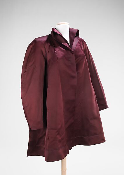 Evening coat, Charles James (American, born Great Britain, 1906–1978), silk, American 