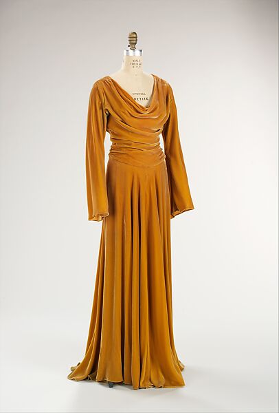 Evening dress, Valentina (American, born Kyiv 1899–1989), silk, American 