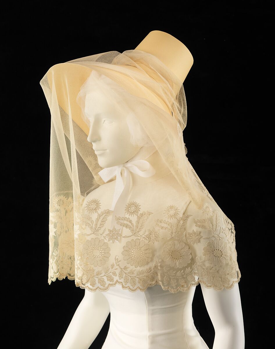 Veil, silk, British 