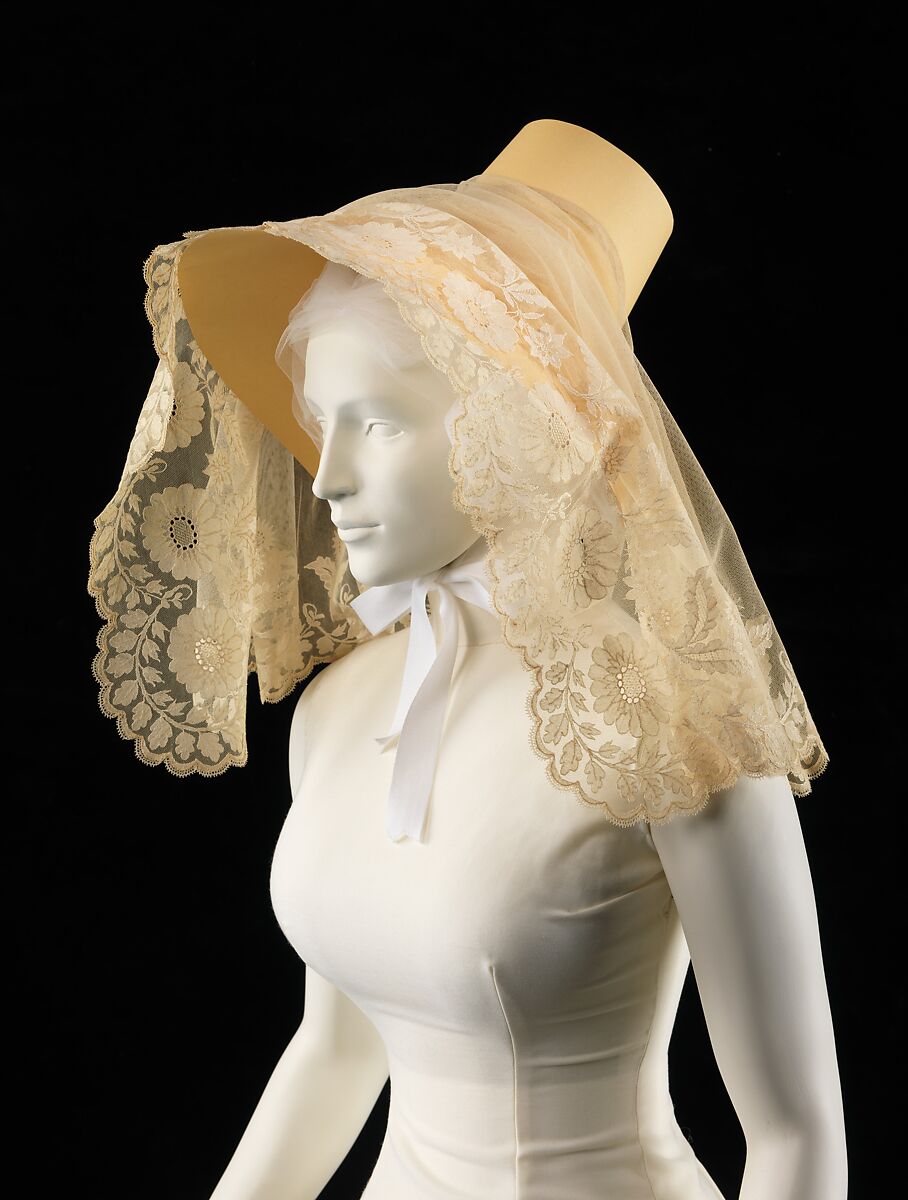 Veil, silk, British