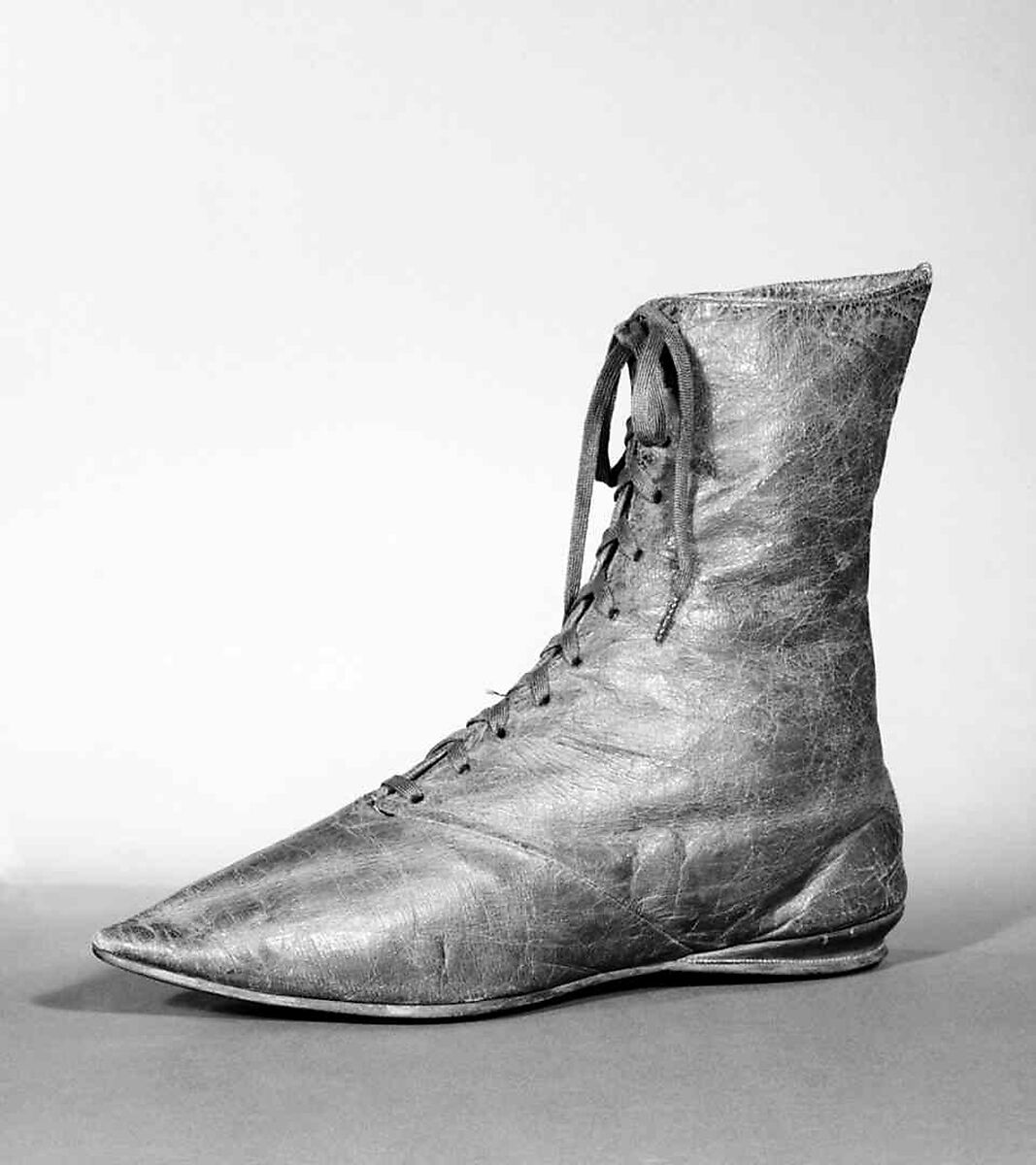 Boots, leather, European