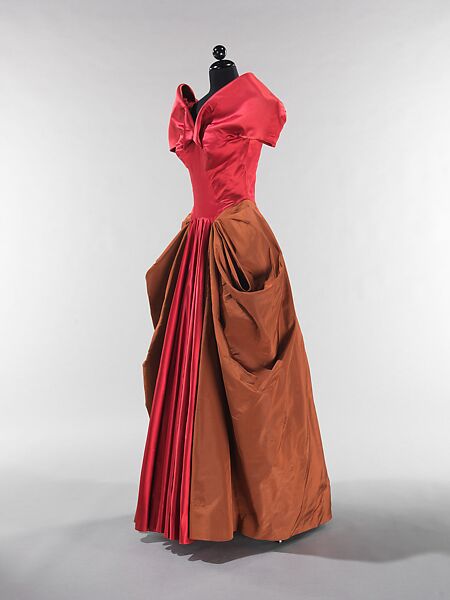 Evening dress, Charles James (American, born Great Britain, 1906–1978), silk, American