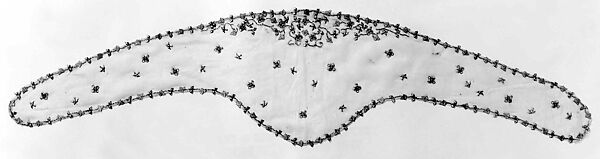 Evening headscarf, Elsa Schiaparelli (Italian, 1890–1973), silk, metal, French