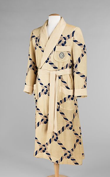 Robe, A. Sulka &amp; Company (French, 1893–2002), cotton, American 