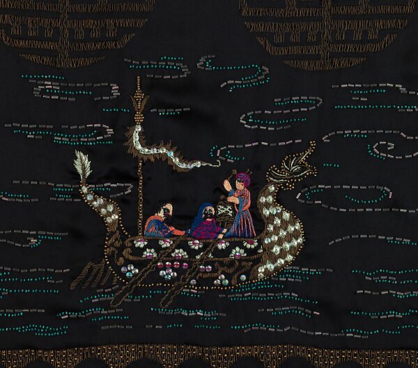 Habit à la disposition, Textile design attributed to Sarah Lipska (Polish, 1882–1973), silk, metal, cotton, French