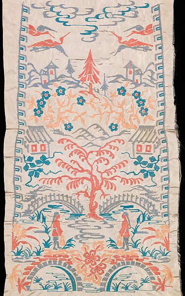 Evening coat, Textile design attributed to Sarah Lipska (Polish, 1882–1973), silk, French