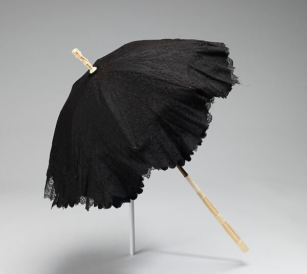 Parasol, Gorham Manufacturing Company (American, Providence, Rhode Island, 1831–present), silk, ivory, metal, probably French 