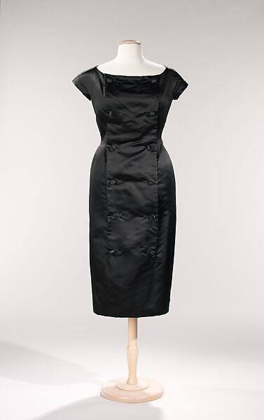 Cocktail dress, House of Dior (French, founded 1946), silk, French 